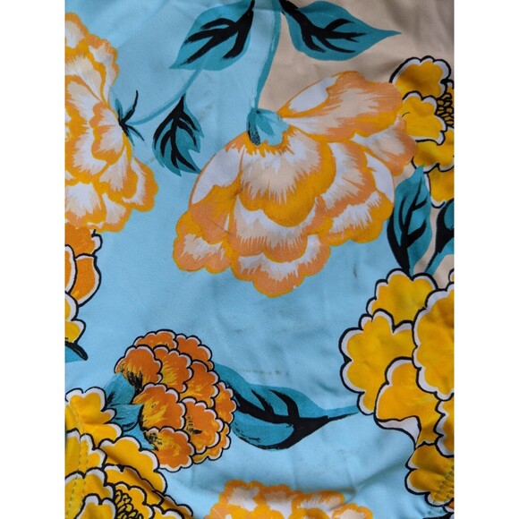 The Bikini Lab Yellow and Blue Floral One Piece - Picture 8 of 13